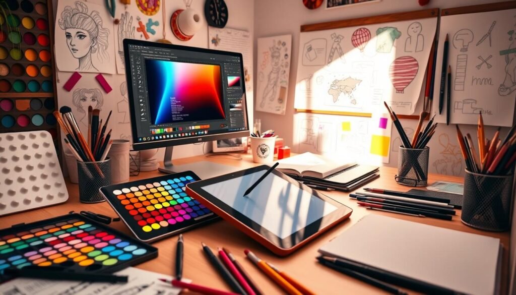 أدوات التصميم الرقمي في الإعلانات