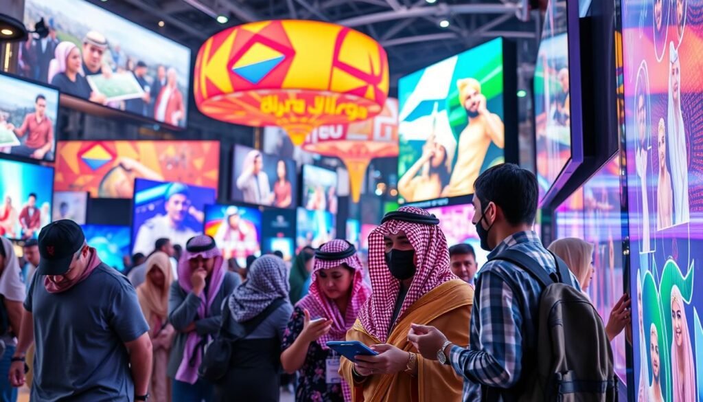 التفاعل مع المحتوى المرئي