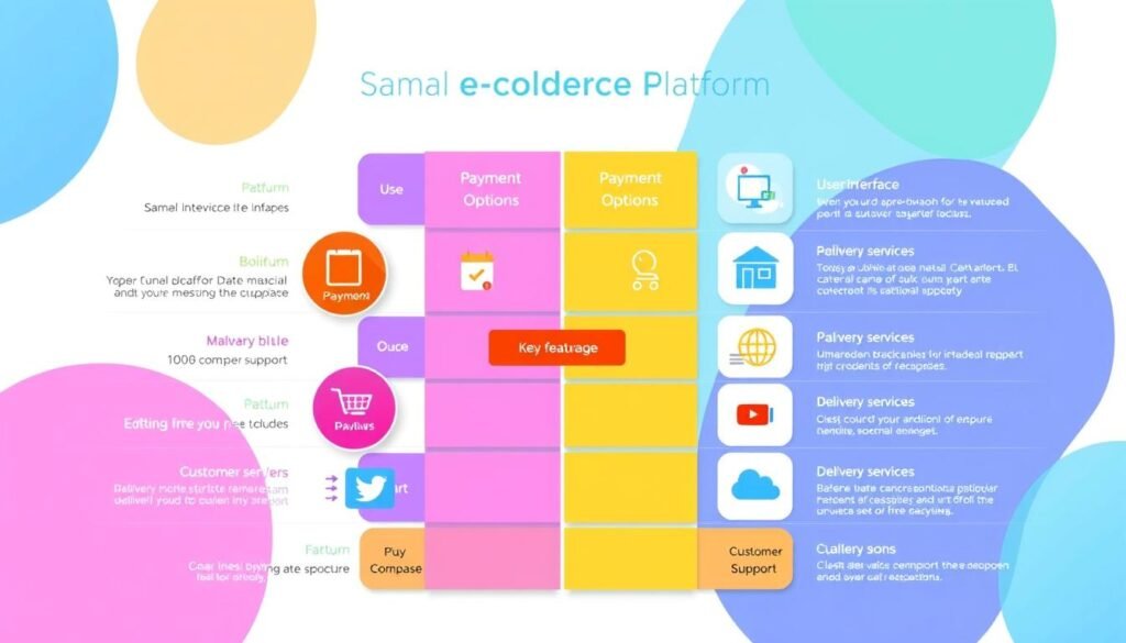 مقارنة منصات التسوق
