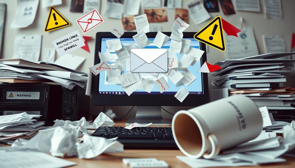 أخطاء التسويق بالبريد الإلكتروني