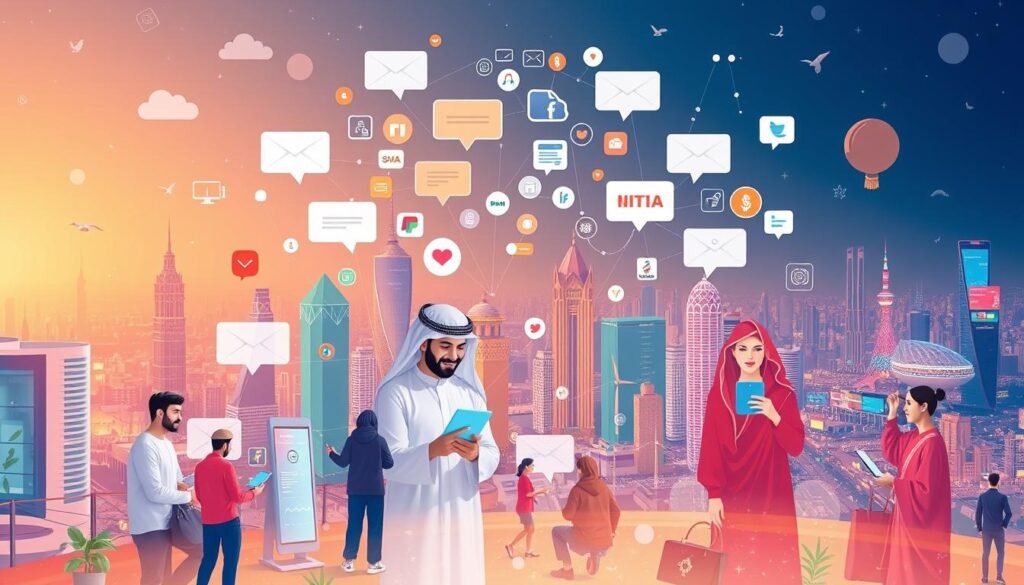 التفاعل مع العملاء